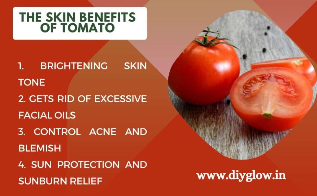 takecare of your skin with tomato