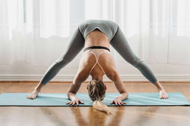 Prasarita Padottanasana Or Wide Stance Pose for Hormonal Balance