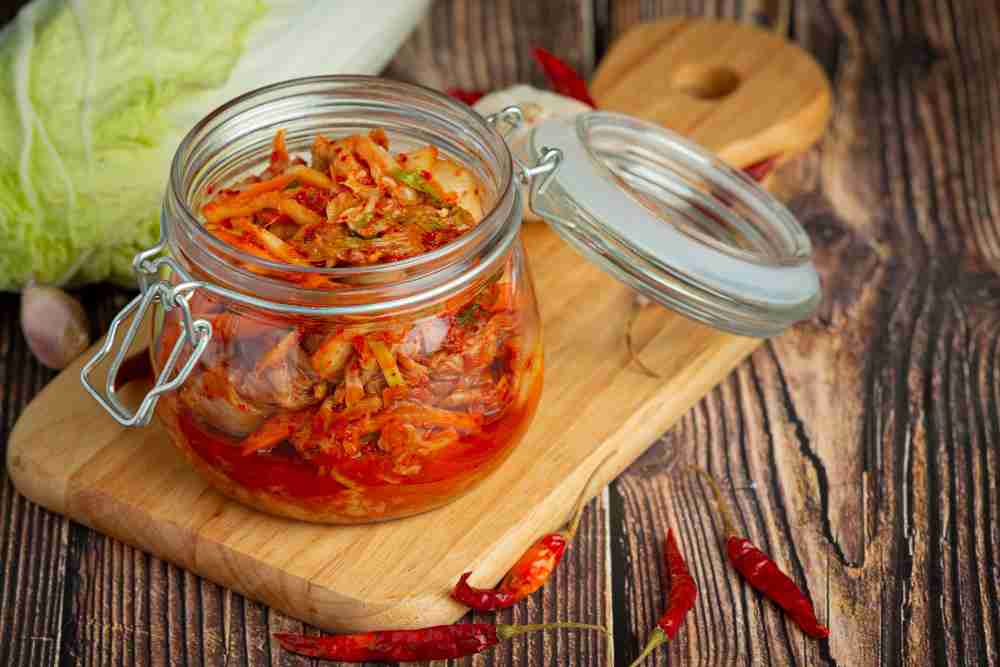 <a href="https://www.freepik.com/free-photo/kimchi-ready-eat-glass-jar_11996257.htm#query=PICKLE&position=0&from_view=search&track=sph">Image by jcomp</a> on Freepik Probiotic Foods Pickles