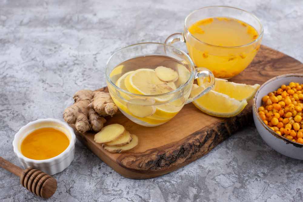 Honey-Ginger Turmeric drink